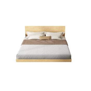 Yadeju modern simple double bed japanese tatami bed 18m panel bed frame assembled floor-standing 15m children's short bed single bed order remark color 1200mm*2000mm assembled frame bed