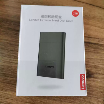 Lenovo mobile hard drive 2tbf309usb3.0f509f508usb3.2 high-speed transmission genuine joint warranty storm gray 2tb official standard