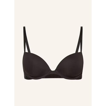 Calvin klein women's bra push-up seamless thin lace daily sleeping bra simple black one size |70d
