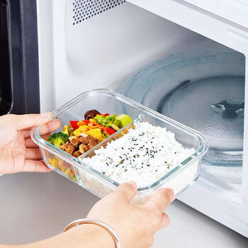 Fantasy microwave oven steamer steamer resistant steamer steamed egg bowl steamed buns grate steaming grid microwave oven special baking pan separated 1040ml free lid