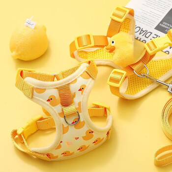 Cat chest and back traction rope to prevent cats from breaking away, small grid, suitable for 3 pounds