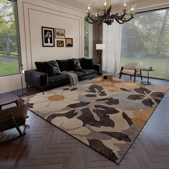 Fantasy living room carpet new light luxury high-end sofa coffee table blanket bedroom bedside blanket large area full floor mat jian nai no. 5 140cmx200cm high-end belgian suede