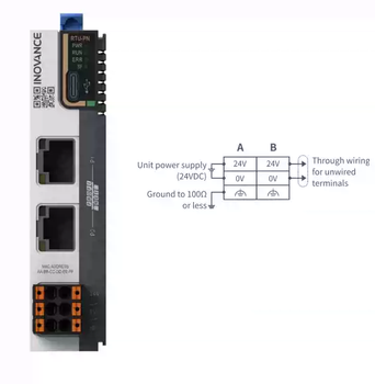 Inovance expansion module gl20 series ge20 series module profinet coupler gl20-rtu-pn