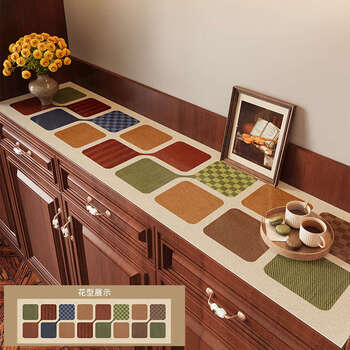 Fantasy sideboard mat disposable tablecloth tv cabinet mat desktop table mat angelello 33x160cm safe and secure