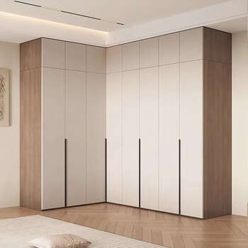 Wing fantasy large integrated wall-mounted bedroom finished cabinet combination 0.4x2m side cabinet aviation aluminum honeycomb panel