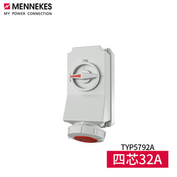 Mennekes reefer marine socket typ9562 5792a imported typ5946a 2123 32a 4-core socket typ5792a