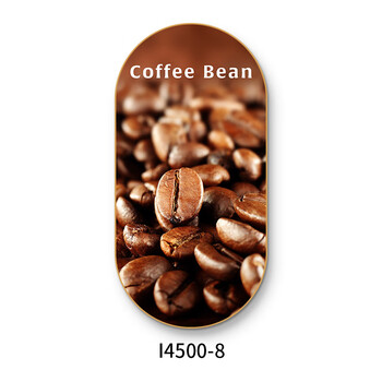 Fantasy cafe decorative painting coffee bean milk tea shop table atmosphere american creative restaurant wall decoration poster hanging painting i45008 40x80cm pvc noble rounded corner frame riddle black single size