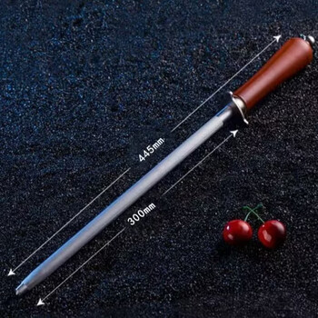 German imported knife sharpening stick butcher's special magic knife stick 3000 silk ultra-fine grain whetstone chef's special knife sharpener upgraded fire magnetic sharpening stick (does not damage the blade)