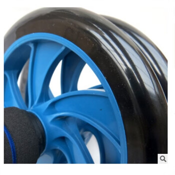 Huanyu sit-ups multifunctional tensioner abdominal fitness wheel home abdominal muscle wheel fitness roller abdominal fitness device black blue