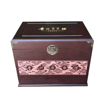 Fantasy wine box wooden box gift box packaging box 12 zodiac liquor wine box wooden box packaging box collection box 6 bottles flying relief style