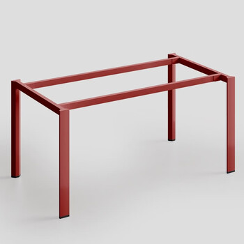 Fantasy iron painted table legs metal table feet dining table bracket dining table leg iron frame office conference table frame customized red 160x60x72.5cm