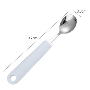 Wing fantasy baby food supplement soy milk filter sieve flour sieve baby steamed egg tool household ultra-fine and ultra-dense small colander a134 food supplement spoon 304 blue