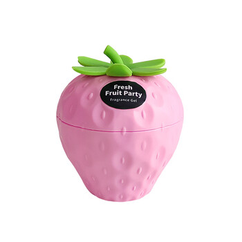 Shantou lincun strawberry flavor fruit fumigation car solid paste household long-lasting fragrance fire-free air freshener solid powder 0g