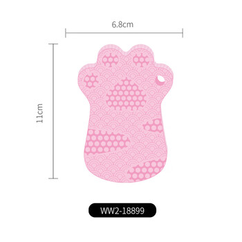 Shantou lincun lf cat claw sponge children's skin-free bath and back rubbing pink