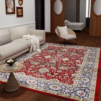Yusenyi carpet encrypted loop pile non-slip floor mat suitable for living room and bedroom blanket loop pile + sulaiman 160 230cm encrypted loop pile/anti-slip and wear-resistant