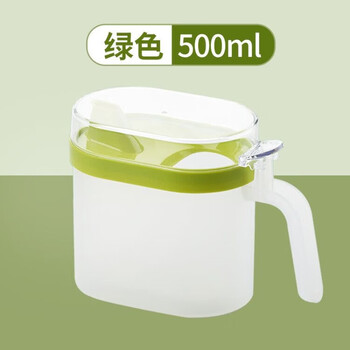Camellia oil pot plastic large capacity kitchen household small oil can without hanging oil bottle soy sauce vinegar press transparent clear green push type