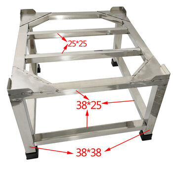 Others stainless steel washing machine base bracket refrigerator storage rack heightened table drum air conditioner freezer tripod heightened shelf 61*51*25cm pipe wall full thickness 0 points 91