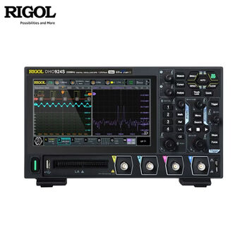 Rigol puyuan precision digital oscilloscope dho914924s high resolution 12bit handheld portable dho924s250mhz four channel