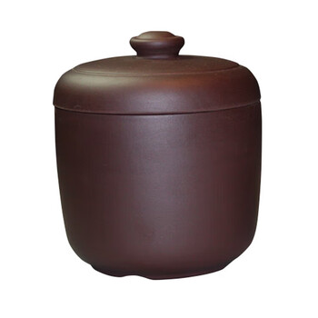 Yixing purple sand stew pot inner pot unglazed retro double cover steamed rice shaxian snack crock pot water-proof stew soup purple sand double cover without ears 700ml