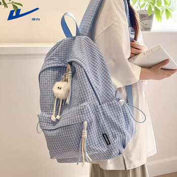 Warrior (warrior) warrior schoolbag junior high school female high school student college student 2025 new high-looking commuter small backpack shoulder bag backpack blue