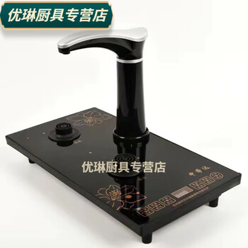 Tuojin glass kettle fully automatic water supply electric tea stove tea set household integrated electric kettle host accessories black fully automatic host 1ml