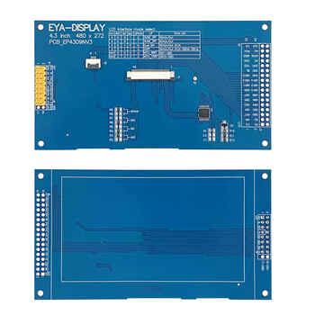 Weiyiyou 4.3-inch tft lcd display mcu parallel port 3-wire 4-wire spi serial port lcd color screen capacitive touch ips 4-wire serial port adapter board