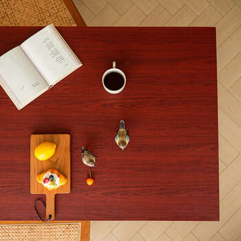 Fantasy imitation dining table mat, desk mat, desk office coffee table mat, amw2 rosewood red 90cmx180cm, worry-free after-sales service to give you guarantee