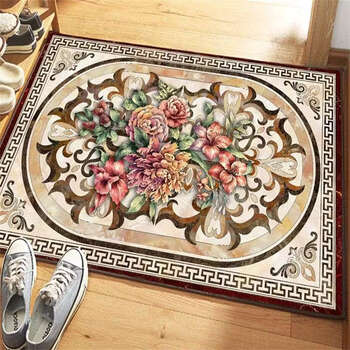 Yusenyi home bathroom bathroom water-absorbent kitchen non-slip floor mat door mat carpet bedroom door entry door mat chinese style 224 120x200 cm