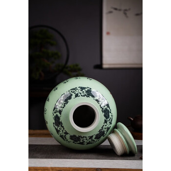 Tuojin japan imported quality jingdezhen ceramic wine jar household sealed 5 catties 10 catties 20 catties 30 catties 50 catties wine jar 5 catties nostalgic beauty no hole empty jar (none)