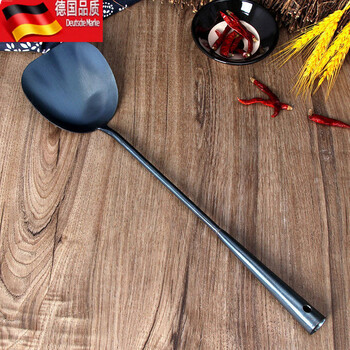 Tuojin zhangqiu chef's cooking pot handmade old-fashioned anti-scalding forged long-handled kitchen shovel set home zhangqiu authentic frying shovel can be hung