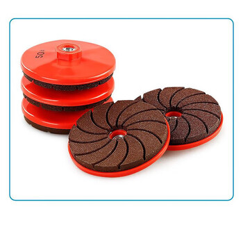 Kuoluo integrated angle grinder grinding disc tile trimming marble material cement metal polishing disc angle grinder dry polishing disc 50+100+200 each one