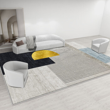 Fantasy imitation cashmere carpet living room light luxury thickened coffee table blanket nordic style modern sofa floor mat imitation cashmere dongning 1 200x300 cm encrypted version