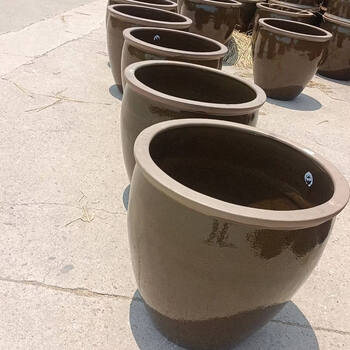 Andy tai large mouth old-fashioned water storage tank fermentation ceramic pickles household sauce tank rice tank brewing water capacity 50 catties ~ 1000 catties 280 catties water capacity diameter 70 height 58cm