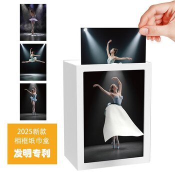 Zhong zhanggui 2026 new ballet dance girl tissue box creative desktop ornaments home decoration storage box new year gift ballet series