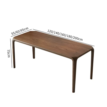 Yusenyi new walnut computer desk and chair writing solid wood study desk desktop home office competition bedroom electric work table large walnut table 80x65x75cm