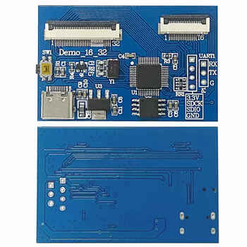 Weiyiyou 4-inch tft lcd display ips full viewing angle 4-line spi serial port lcd color screen capacitive touch gt911 high-brightness demonstration board the demonstration board supports low 8-bit and 4