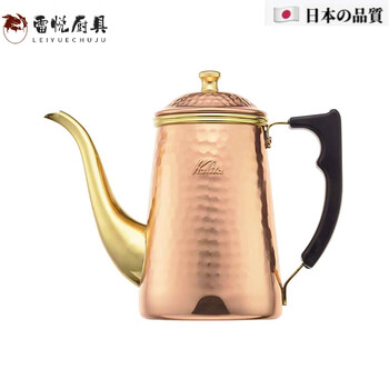 Mppmck france imported high-quality hammered pattern copper pot 700ml elephant trunk spout japanese-style hand-brewed coffee pot japanese original import 700ml