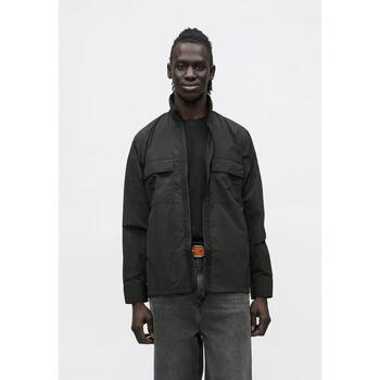 Boss hugo boss men's jacket windproof lightweight nylon black daily commuter jacket simple black one size | 3xl