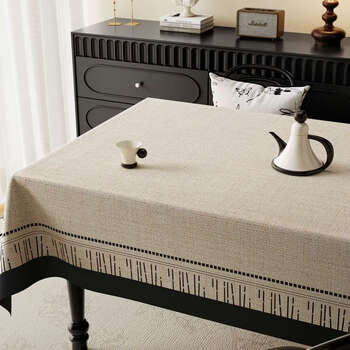 Fantasy tablecloth tablecloth style disposable coffee table tablecloth white edge sheenbi 100x100cm suitable for square table/round table