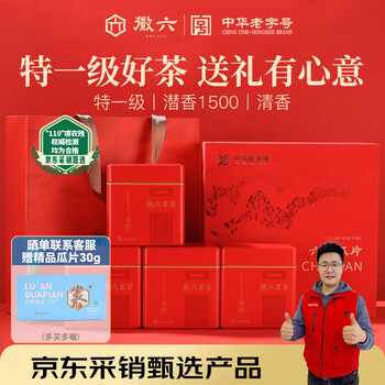 Huiliu green tea liu'an guapian tea gift box 240g special grade 2025 new tea rain picked at the front of the rain gift for giving