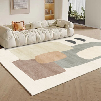 Yonghuan 2026 new living room carpet, bedroom bedside mat for home in winter, large-area full-cover american business use thick red color moroccan 80x200cm