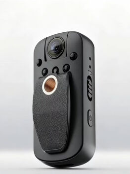 Yusenyi new recorder recording lavalier type integrated night vision anti-shake back clip v2 recording 128g bracket playback for about 30 days