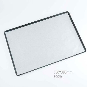 Baking special parchment paper food grade pad greaseproof paper 5838cm 500 sheets customized 58*38cm-1 pack of 500 sheets