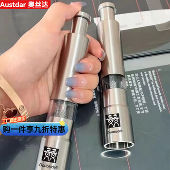 Tuojin stainless steel pepper grinder freshly ground pepper powder black peppercorns manual grinder household seasoning manual grinder 1