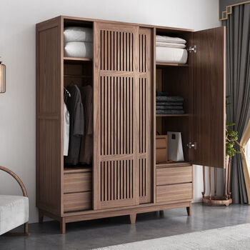 Fantasy wardrobe bedroom small apartment sliding door wardrobe bedroom sliding door customized size color 3 doors