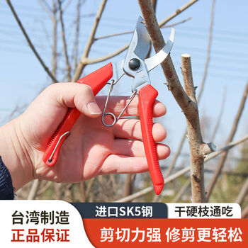 Xindanong tiancheng 120 pruning shears, garden pruning powerful scissors, flower pruning, labor-saving scissors, gardening fruit tree pruning scissors, agricultural helper 120+ saw