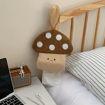 Fantasy hanging small house tissue bag tissue box bathroom paper bag car tissue hanging bag mushroom tissue bag milk coffee