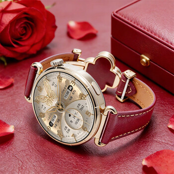 Huawei (huawei) huawei watch gt6 smart bluetooth call watch sports running heart rate blood oxygen sleep mood health monitoring fashion men and women new birthday valentine's day gift gt6 floating white gold dial + red four-leaf clover strap