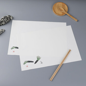Tianqi placemat paper commercial customized disposable placemat japanese restaurant hot pot restaurant plate table surface paper wasabi