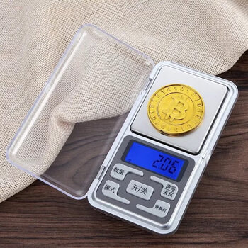 Shijanu high-precision small electronic scale mini 0.01 weighing gold jewelry scale special balance tea traditional chinese medicine scale gram weight weighing battery model 200 grams_0.01 grams free leather case_battery